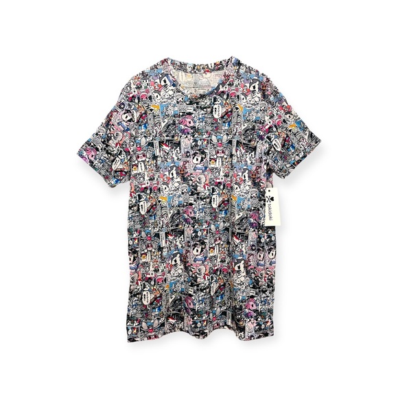 NEW Tokidoki Comic Strip Design T-Shirt Men’s Large Tee Tokimondo Unicorno NWT - Picture 2 of 3